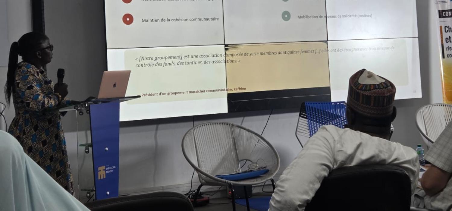Changement climatique et Sécurité au Sahel