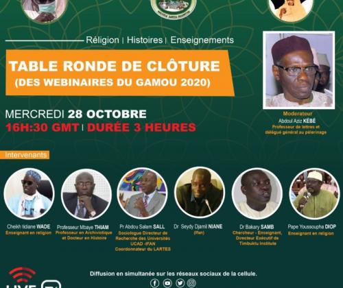 Gamou 2020: Table ronde de clôture