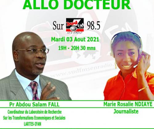 Professeur Abdou Salam FALL, invité de ALLO DOCTEUR, SUD-FM