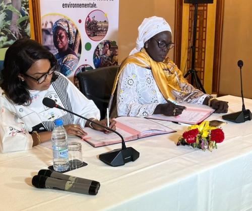 Cérémonie de signature de convention de partenariat : Ministère de la Microfinance et de l’Économie Sociale et Solidaire (MMESS) et le LARTES-IFAN