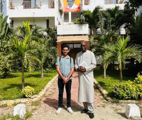 Visite de Hicham Jamid au LARTES-IFAN