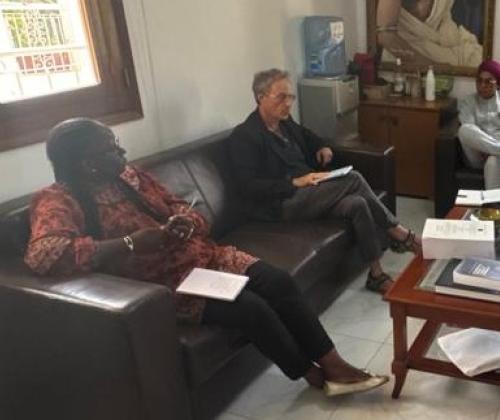 Visite de Pr Américain de géographie et anthropologie économique sur les chaînes de valeur agricoles